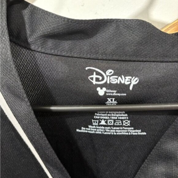 Disney Minnie Mouse black baseball jersey shirt with a button-front - Picture 5 of 5